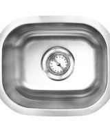 MSI Undermount Stainless Steel 14 15/16 in  x  12 5/8 in Single Bowl