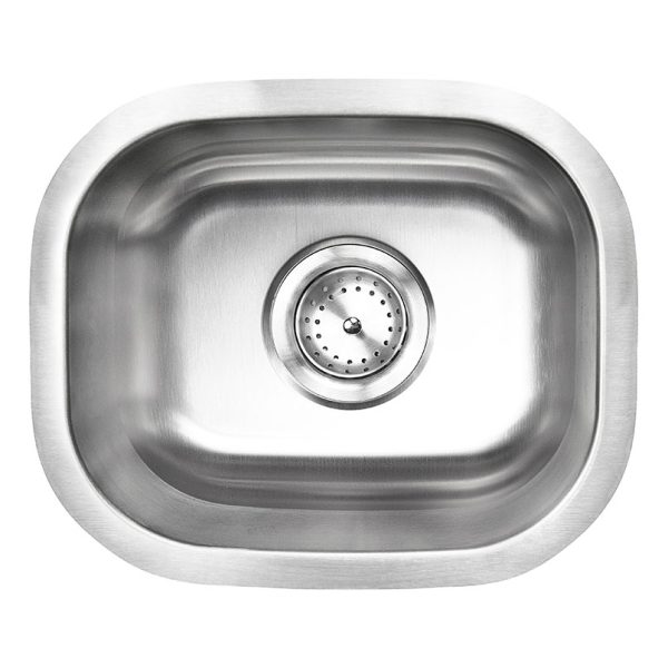 MSI Undermount Stainless Steel 14 15/16 in  x  12 5/8 in Single Bowl