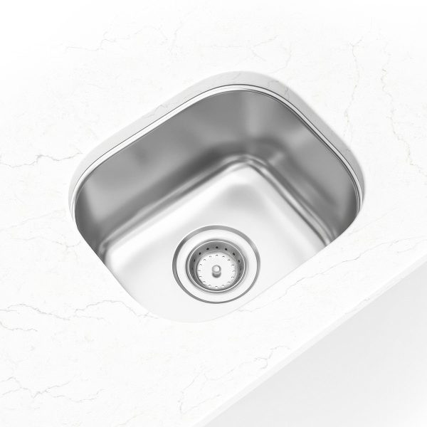 MSI Undermount Stainless Steel 14 15/16 in  x  12 5/8 in Single Bowl