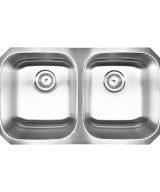 MSI Undermount Stainless Steel 32 1/4 in  x  18 1/2 in Double Bowl