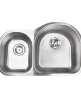 MSI Undermount Stainless Steel 30 3/4 in  x  19 1/2 in Double Bowl