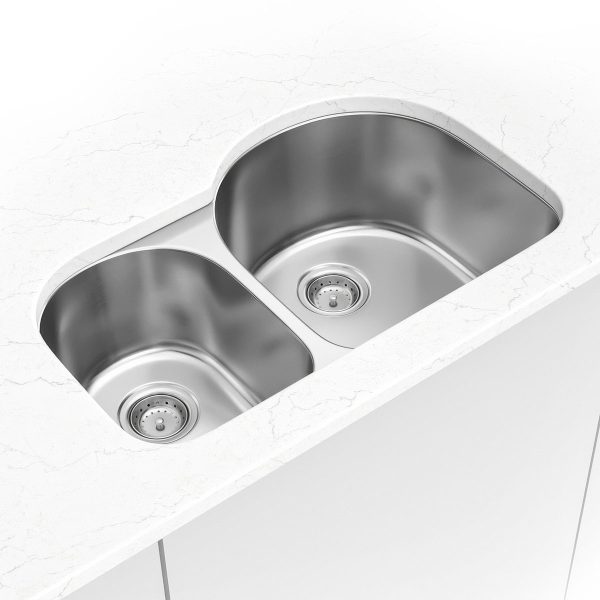 MSI Undermount Stainless Steel 30 3/4 in  x  19 1/2 in Double Bowl