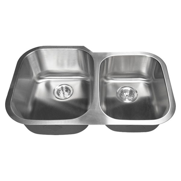 MSI Undermount Stainless Steel 31 1/2 in  x  20 1/2 in Double Bowl