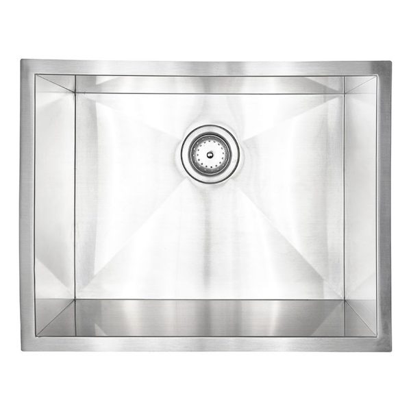 MSI Handcrafted Stainless Steel 23 in  x  18 in Single Bowl