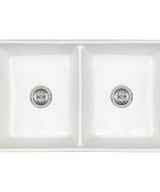 MSI Undermount Fireclay 31 7/8 in  x  19 3/4 in Double Bowl