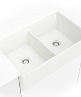 MSI Undermount Fireclay 31 7/8 in  x  19 3/4 in Double Bowl