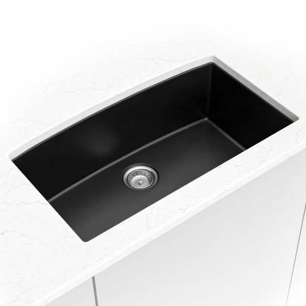 MSI Undermount Quartz Composite 32 1/2 in  x  19 1/2 in Single Bowl