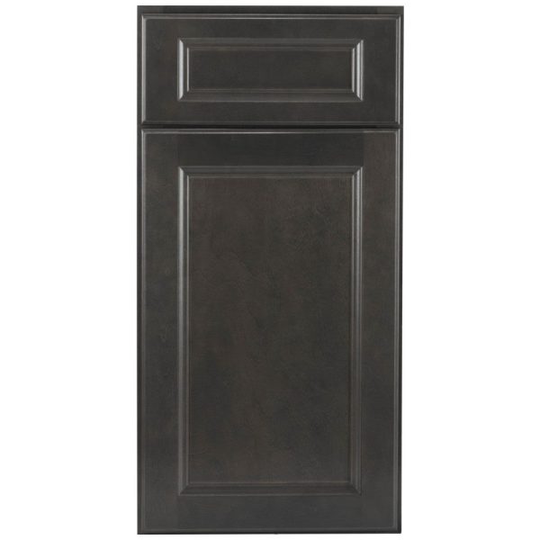 Monaco - 12" Base Cabinet, 1 Door-1 Drawer, 1 Shelf in Slate MSL-B12