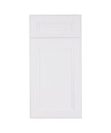 Monaco - 12" Base Cabinet, 1 Door-1 Drawer, 1 Shelf in White MWH-B12