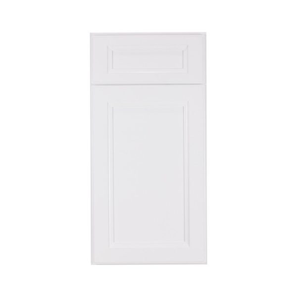 Monaco - 12" Base Cabinet, 1 Door-1 Drawer, 1 Shelf in White MWH-B12