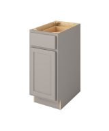 Hudson - 15" Base Cabinet, 1 Door-1 Drawer, 1 Shelf in Grey HGR-B15