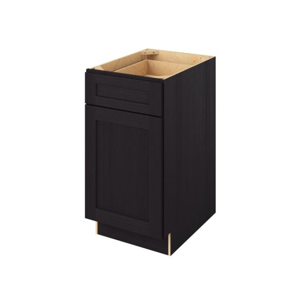 Cooper - 18" Base Cabinet, 1 Door-1 Drawer, 1 Shelf in Espresso CES-B18