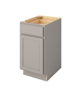 Hudson - 18" Base Cabinet, 1 Door-1 Drawer, 1 Shelf in Grey HGR-B18