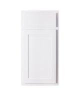 Hudson - 18" Base Cabinet, 1 Door-1 Drawer, 1 Shelf in White HWH-B18