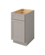 Monaco - 18" Base Cabinet, 1 Door-1 Drawer, 1 Shelf in Grey MGR-B18