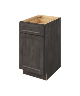 Monaco - 18" Base Cabinet, 1 Door-1 Drawer, 1 Shelf in Slate MSL-B18