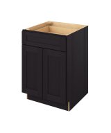 Cooper - 24" Base Cabinet, 2 Doors-1 Drawer, 1 Shelf in Espresso CES-B24