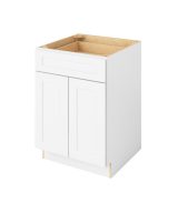 Cooper - 24" Base Cabinet, 2 Doors-1 Drawer, 1 Shelf in White CWH-B24