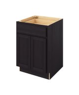 Hudson - 24" Base Cabinet, 2 Doors-1 Drawer, 1 Shelf in Espresso HES-B24