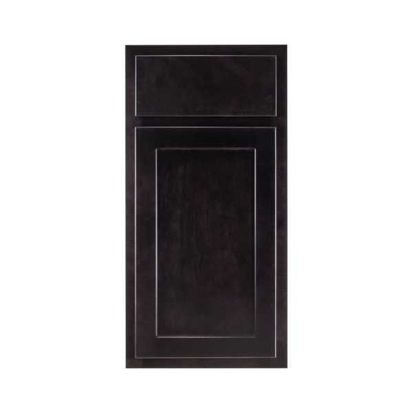 Hudson - 24" Base Cabinet, 2 Doors-1 Drawer, 1 Shelf in Espresso HES-B24