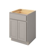 Hudson - 24" Base Cabinet, 2 Doors-1 Drawer, 1 Shelf in Grey HGR-B24