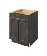 Monaco - 24" Base Cabinet, 2 Doors-1 Drawer, 1 Shelf in Slate MSL-B24