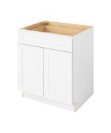 Cooper - 30" Base Cabinet, 2 Doors-1 Drawer, 1 Shelf in White CWH-B30