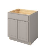 Hudson - 30" Base Cabinet, 2 Doors-1 Drawer, 1 Shelf in Grey HGR-B30