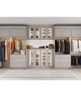 Cooper - 33" Base Cabinet, 2 Doors-2 Drawers, 1 Shelf in Grey CGR-B33