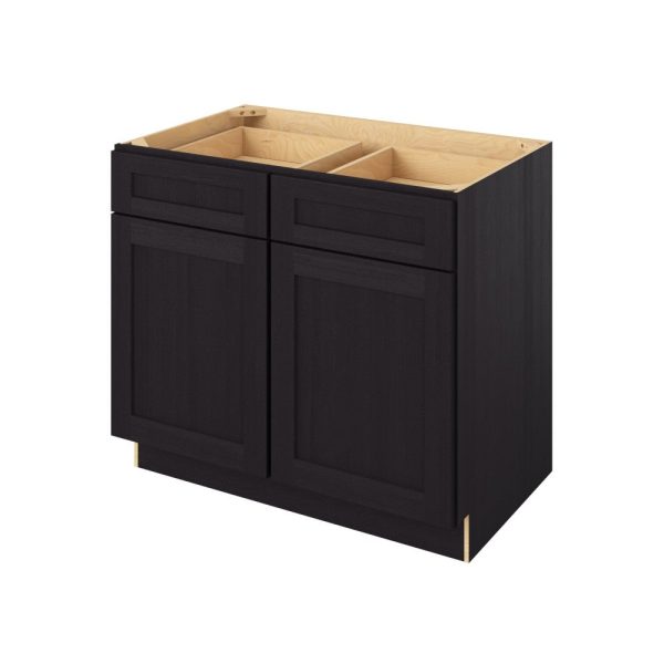 Cooper - 39" Base Cabinet, 2 Doors-2 Drawers, 1 Shelf in Espresso CES-B39