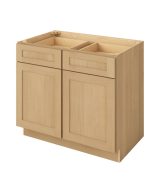 Cooper - 39" Base Cabinet, 2 Doors-2 Drawers, 1 Shelf in Sandstone CSD-B39