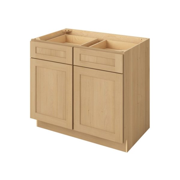 Cooper - 39" Base Cabinet, 2 Doors-2 Drawers, 1 Shelf in Sandstone CSD-B39