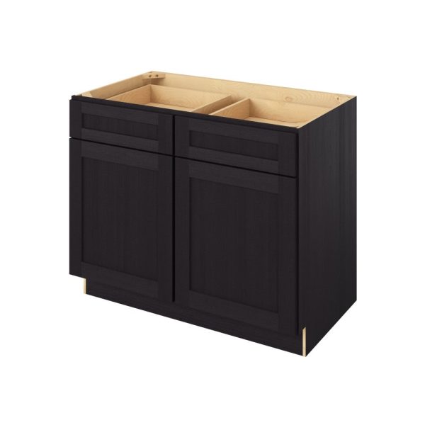 Cooper - 42" Base Cabinet, 2 Doors-2 Drawers, 1 Shelf in Espresso CES-B42