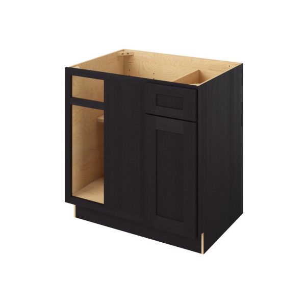 Cooper - 39"- 42" Universal Blind Base Cabinet, 1 Door-1 Drawer, 1 Shelf in Espresso 42U-CES-BBC39