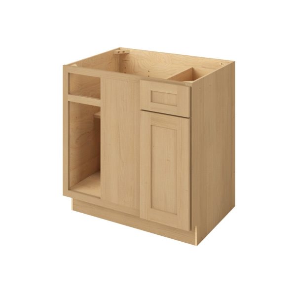 Cooper - 39"- 42" Universal Blind Base Cabinet, 1 Door-1 Drawer, 1 Shelf in Sandstone 42U-CSD-BBC39