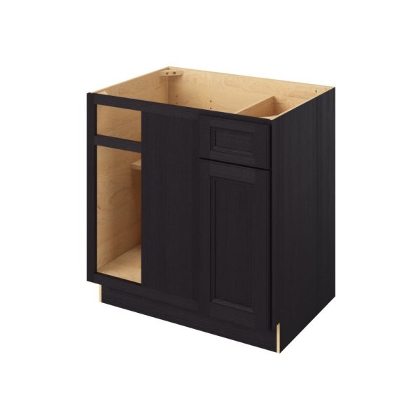 Monaco - 39"- 42" Universal Blind Base Cabinet, 1 Door-1 Drawer, 1 Shelf in Espresso 42U-MES-BBC39