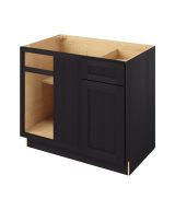 Cooper - 42"- 45" Universal Blind Base Cabinet, 1 Door-1 Drawer, 1 Shelf in Espresso 45U-CES-BBC42