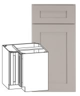 Cooper - Cooper - 33" Universal Base Corner Cabinet - Grey, 2 Doors, 1 Shelf in Grey CGR-BC33U