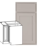 Hudson - Hudson - Universal Base Corner Cabinet - Grey, 2 Doors, 1 Shelf in Grey HGR-BC33U