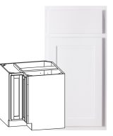 Hudson - Hudson - Universal Base Corner Cabinet - White, 2 Doors, 1 Shelf in White HWH-BC33U