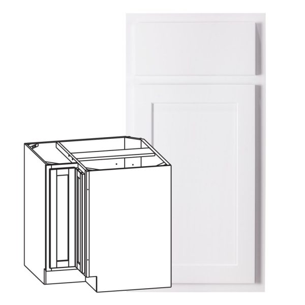 Hudson - Hudson - Universal Base Corner Cabinet - White, 2 Doors, 1 Shelf in White HWH-BC33U