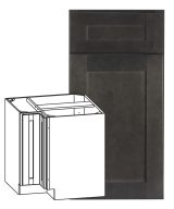 Cooper - 36" Universal Base Corner Cabinet, 2 Doors, 1 Shelf in Slate CSL-BC36U