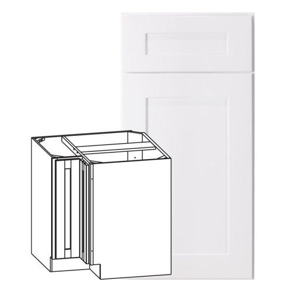 Cooper - 36" Universal Base Corner Cabinet, 2 Doors, 1 Shelf in White CWH-BC36U