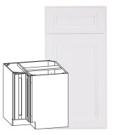 Monaco - 36" Universal Base Corner Cabinet, 2 Doors, 1 Shelf in White MWH-BC36U