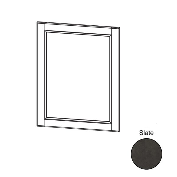 Monaco - 23-1/8" W x 29-5/16" H x 3/4" D Monaco Base Decorative End Panels - in Slate MSL-BDEP24