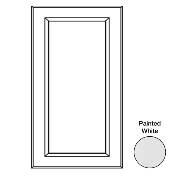 Monaco - 23-1/8" W x 29-5/16" H x 3/4" D Monaco Base Decorative End Panels - in White MWH-BDEP24