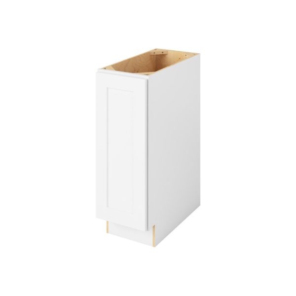 Cooper - 12" Base Full Height, 1 Door, 2 Shelves in White CWH-BFH12