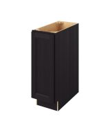 Monaco - 12" Base Full Height, 1 Door, 2 Shelves in Espresso MES-BFH12