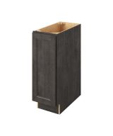 Monaco - 12" Base Full Height, 1 Door, 2 Shelves in Slate MSL-BFH12