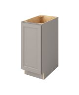 Monaco - 15" Base Full Height, 1 Door, 2 Shelves in Grey MGR-BFH15